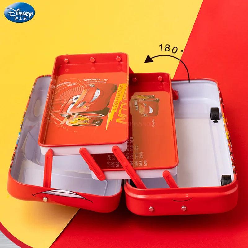 Boîte à Crayons Cars à 3 Etages - Flash McQueen