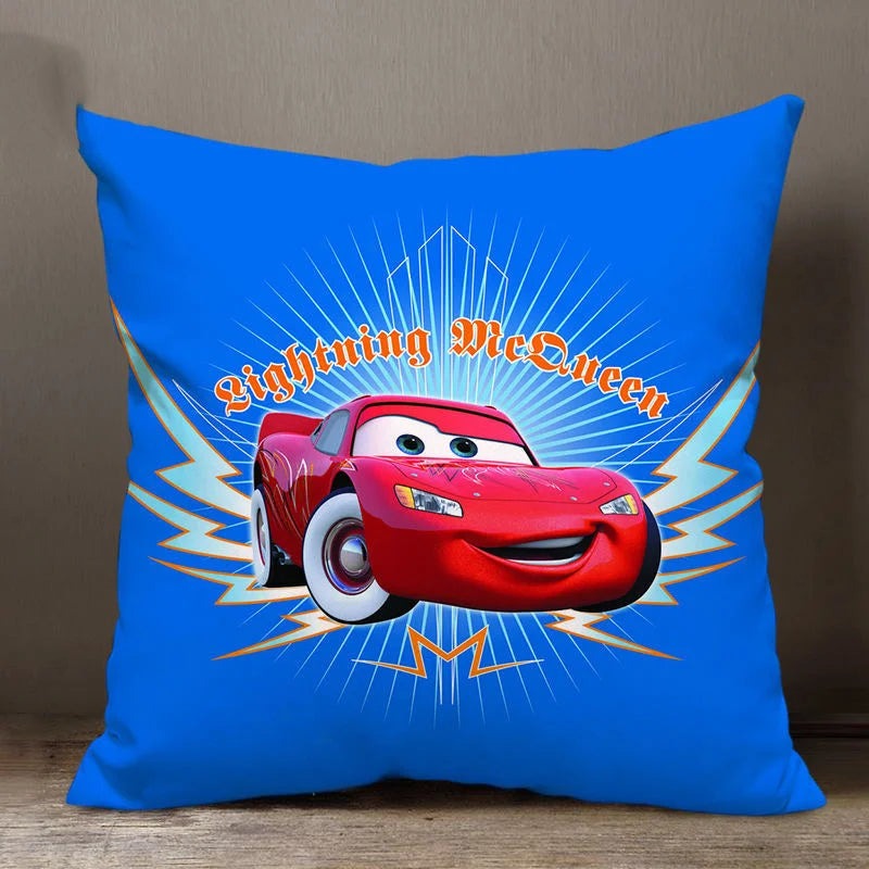 Housse de Coussin Cars Bleue