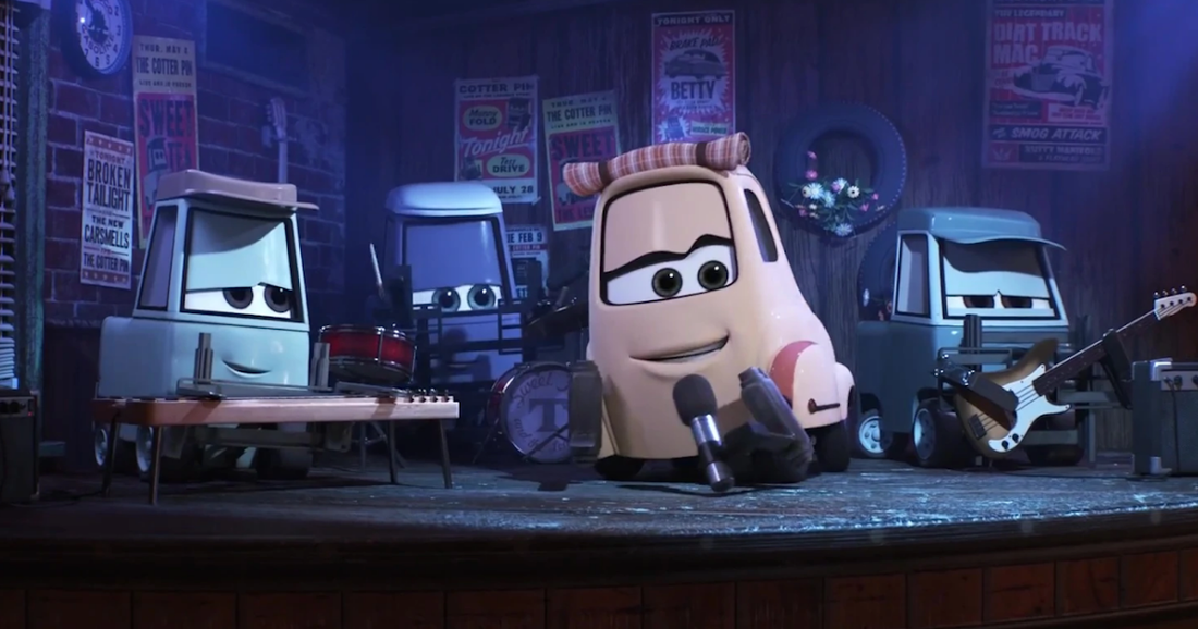 Sweet Tea : le personnage du Cotter Pin Bar (Cars 3)