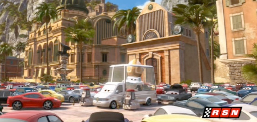 The Popemobile : le caméo papal de Cars 2
