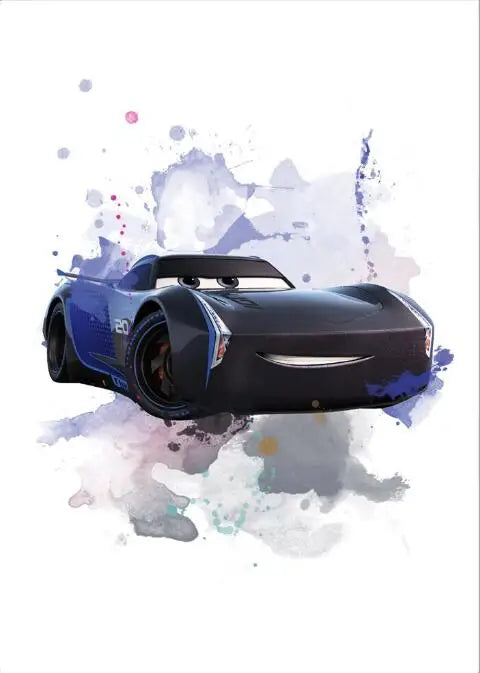 Poster Cars Jackson Storm - Concurrent de McQueen