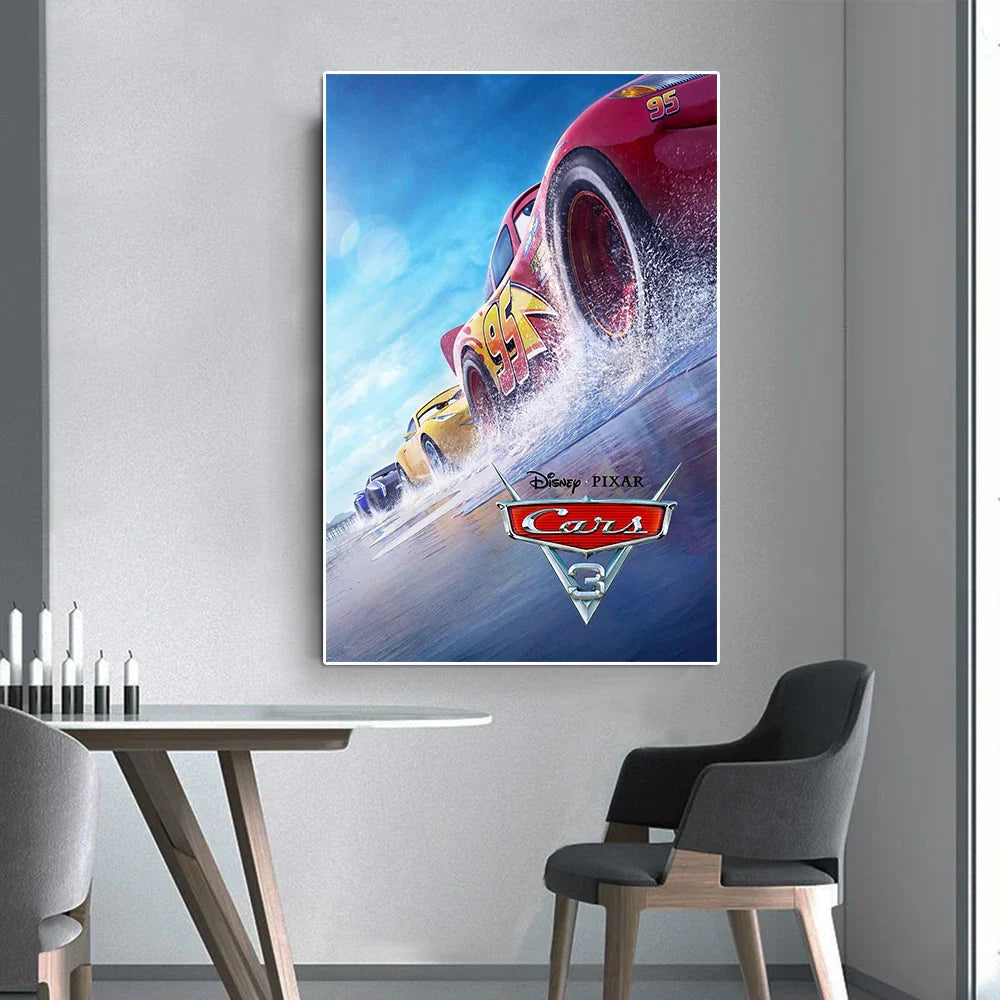 Poster Cars McQueen et ses Amis à Radiator Springs