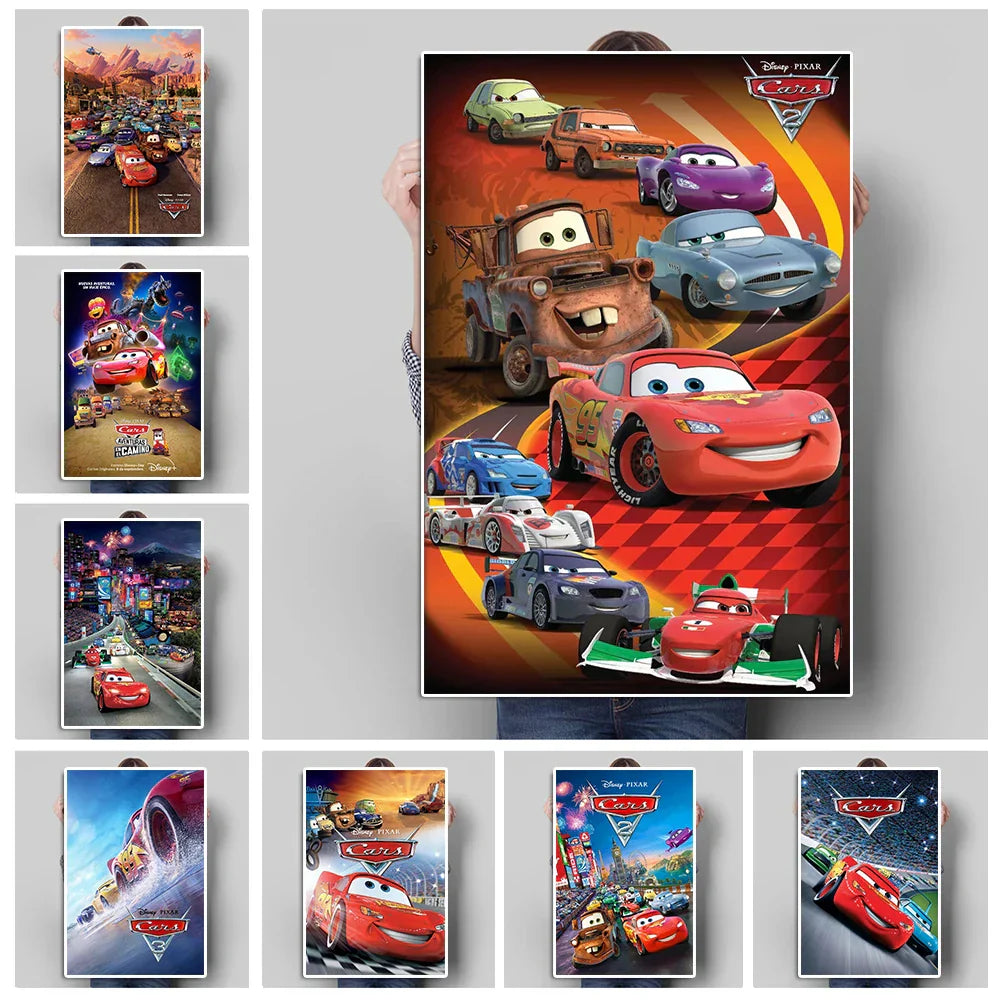 Poster Cars McQueen et ses Amis à Radiator Springs