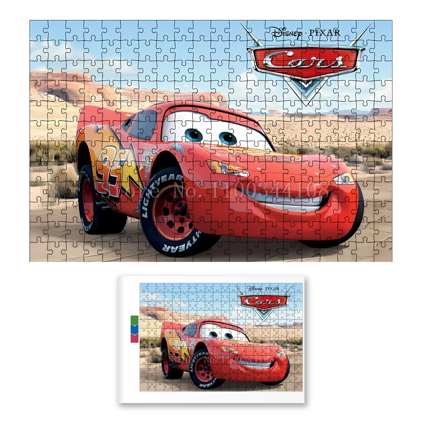 Puzzle Cars Flash McQueen Grand Sourire